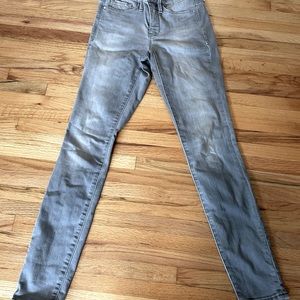 Athleta brand Sculptek jeans - grey size 2. Reflective detail (see photos)